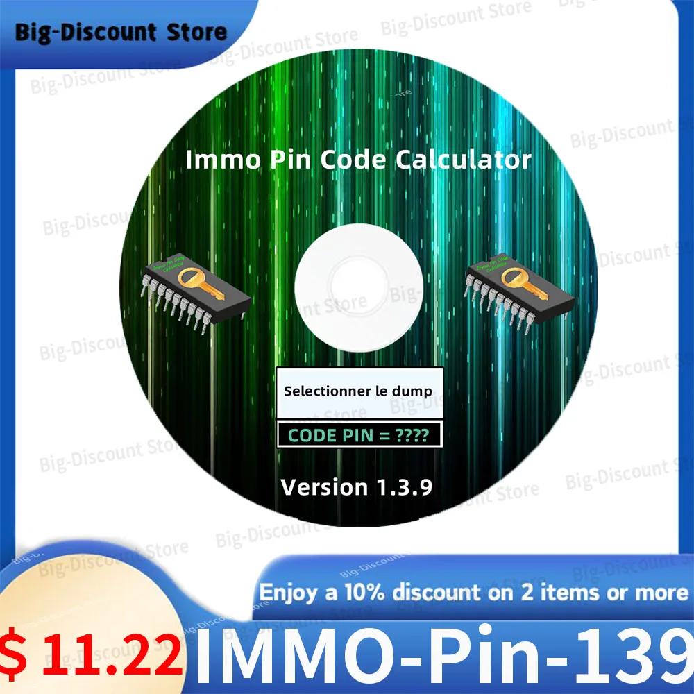 Software 2024 IMMO Pin Code Calculator v1.3.9 decode pin code for Psa Opel Fiat Vag Unlocked PSA ecu Send USB or CD