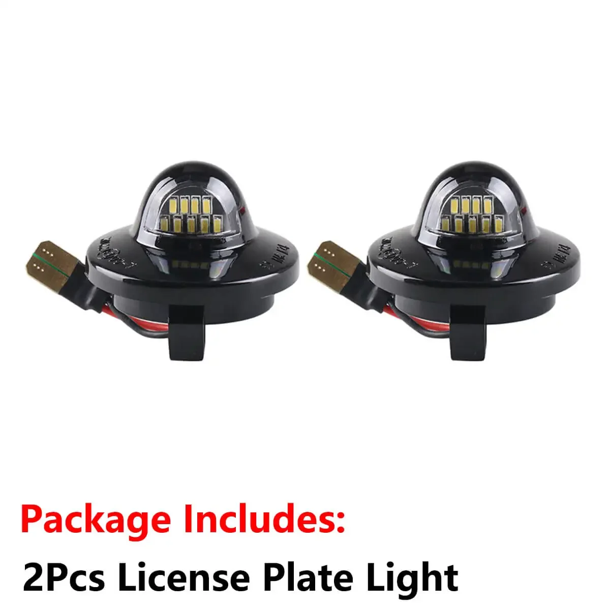 2PCS LED License Plate Lights Tag Lamp Assembly For Ford F150 F250 F350 Super Duty Ranger Explorer Bronco Excursion Expedition