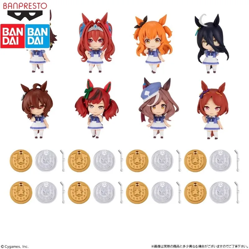 

In Stock Bandai Original Uma Musume Pretty Derby 03 Set Kitasan Black Articulated Figure Perfect for Collection Holiday Gifts