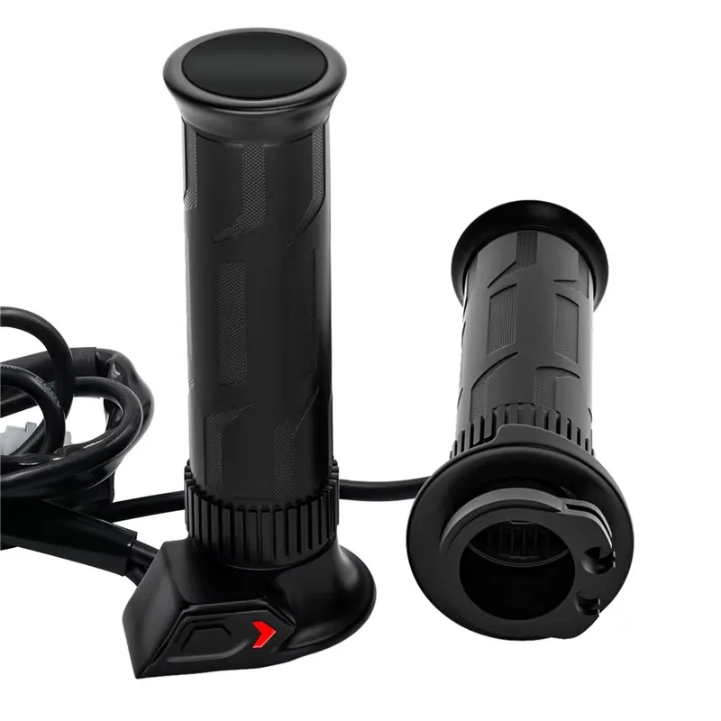 

PVC DC12V Heated Motorcycle Handlebar Grips 22mm Electric Heated Handlebar Grips Waterproof ATV 5 Gear Heating Handlebar Cover