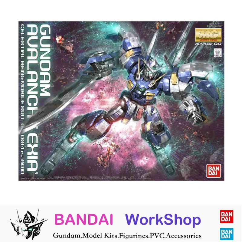 Bandai 1/100 мг гандама, лавина, экшн-фигурка в сборе, модель в комплекте