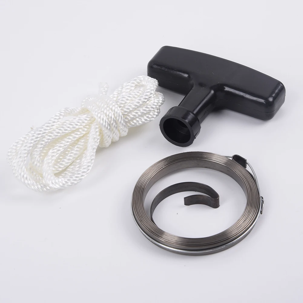 Recoil Starter Pulley Spring Repair Kit For Zenoah G2500 Chinese 2500 25cc Chainsaw Spare Spring Pulley Rope & Handle Grip