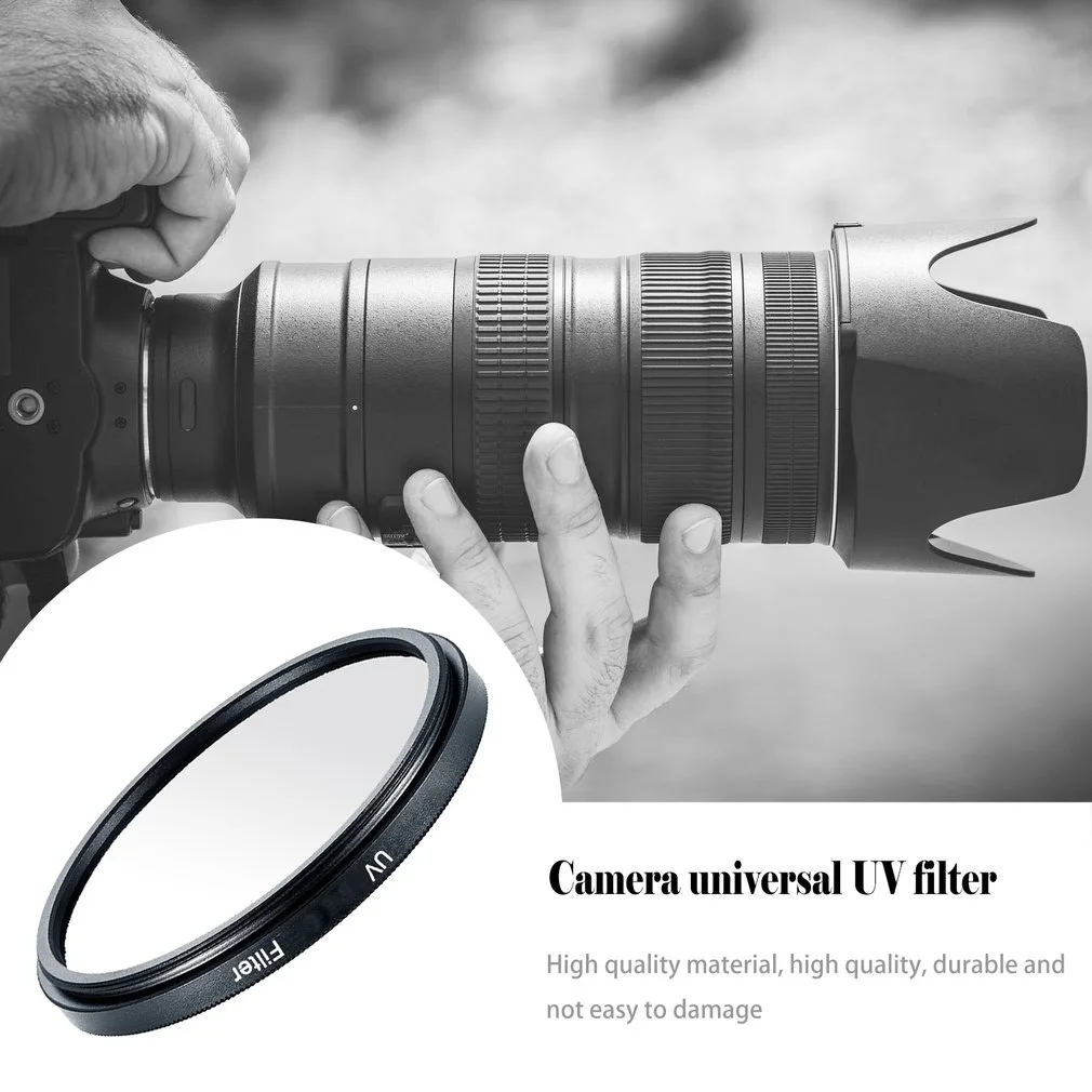 49mm 52mm 55mm 58mm Ultraviolet UV Filter Slim Frame Lens Protector For Sony Nikon Camera