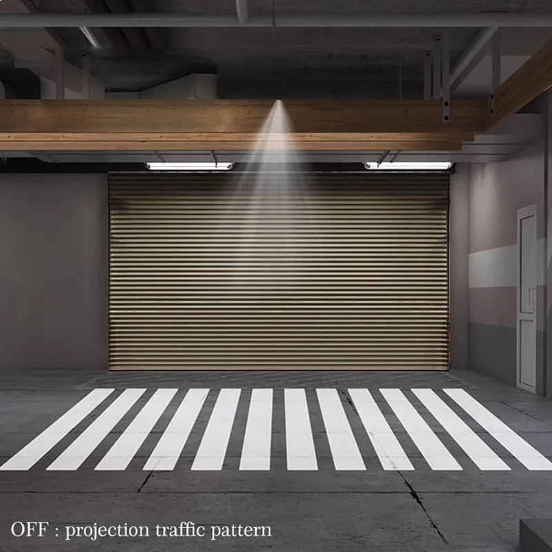 Infrared Induction Replace Industrial Projector 200W LOGO Projector IP67 Waterproof Industrial  Pedestrian Crossing Attention