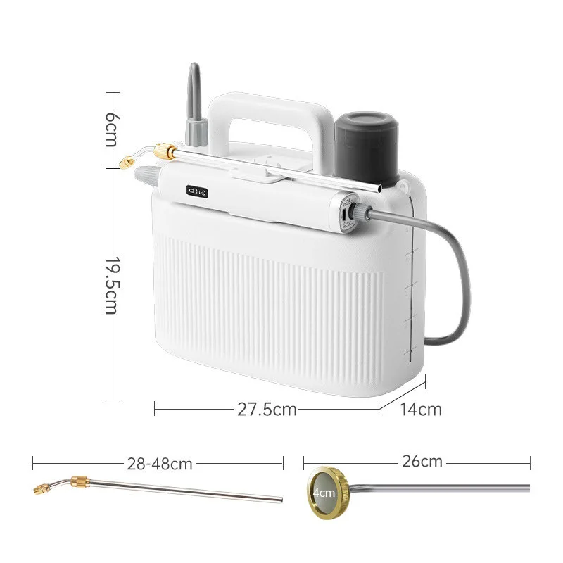 Backpack-Style Garden Electric Sprayer, Electric Tool for Pesticide Application/Watering Plants, Mini Mist Sprayer 2000mAh