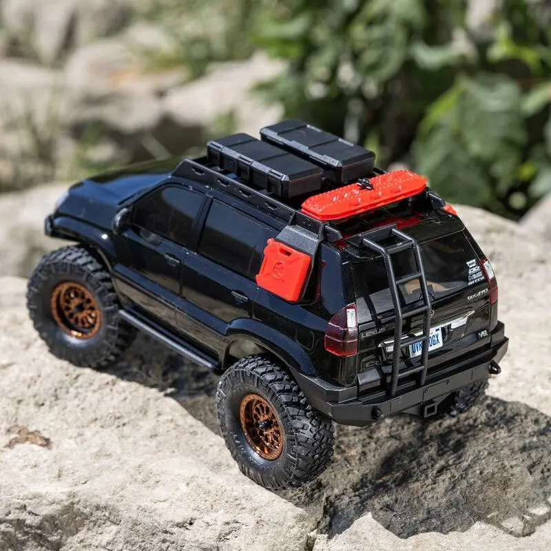 Axial 1/24 scx24 lexus gx 470 rtr pequena escala de controle remoto carro de escalada elétrico adulto e infantil brinquedo presente