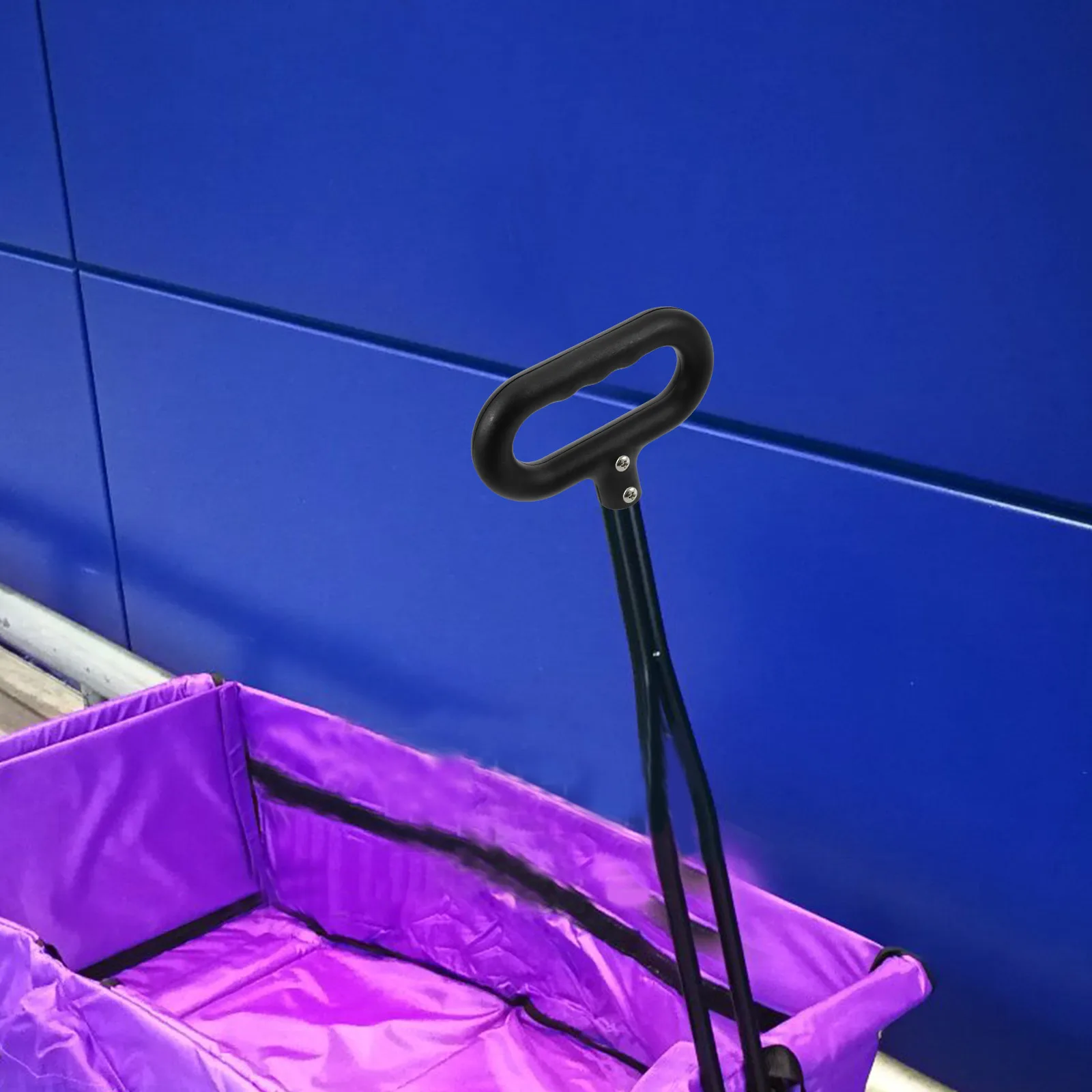 

Adjustable Folding Wagon Handle Lightweight Portable Push Pull Car Assist Camper Stroller Ergonomic Grip Durable for Travel