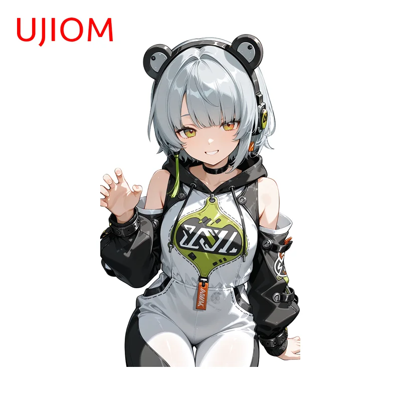 UJIOM Cute Zenless Zone Zero Anby Demara Wall Sticker Delicate Attractive Sunscreen Edgy Decal Creative Personality Wallpapers