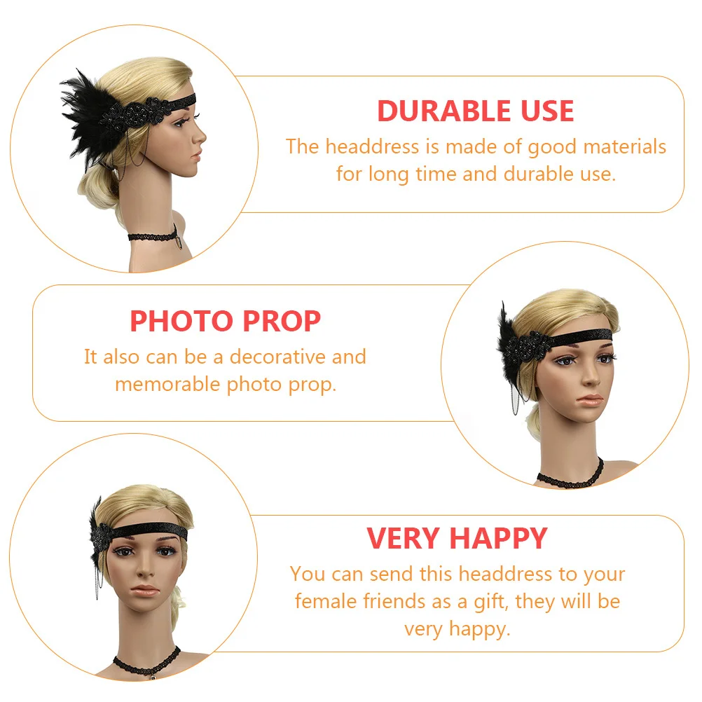 

Christmas Headband For Ladies Unique Tassel Hair Band Party Women Headdress Birthday Wedding Event Photo Prop Accessory