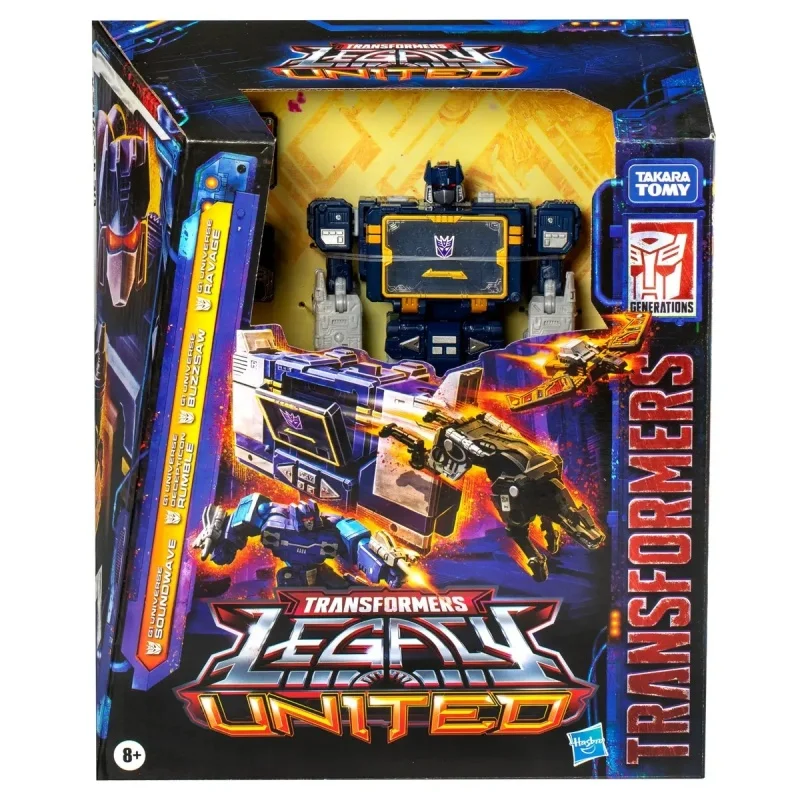 In Voorraad Takara Tomie Transformatoren G Serie Chuanshi Verenigd L Level G1 Soundwave Action Figures Robot Verzamelbaar Model Speelgoed Cadeau