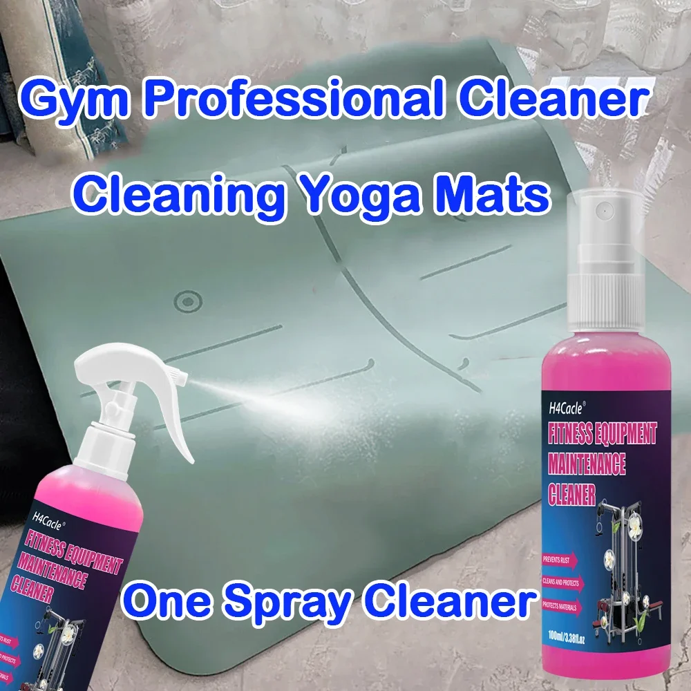 

Gym Equipment Cleaner & Degreaser Sweat Stain Remover for Treadmills Yoga Mats Stubborn Stain Cleaner ffective removes stubborn