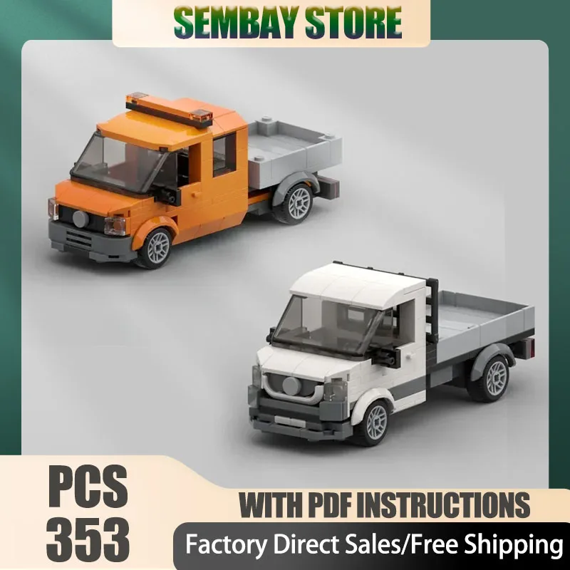 

Modular Cargo Area T5 Truck Model Moc Building Bricks Technology Blocks Construstion Urban Car Model Toy DIY Set Assembly Gifts