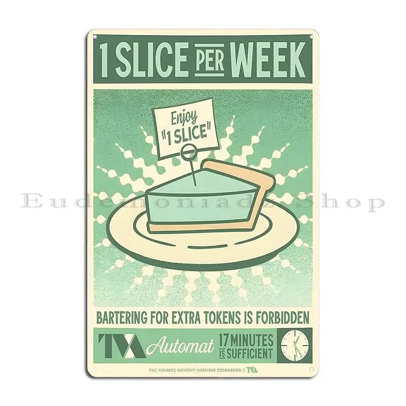 pass the pie please Pie(ce)maker Define Yourself TEES Flickey's Pie Metal Plaque Classic Decoration Wall Decor Tin Sign Poster