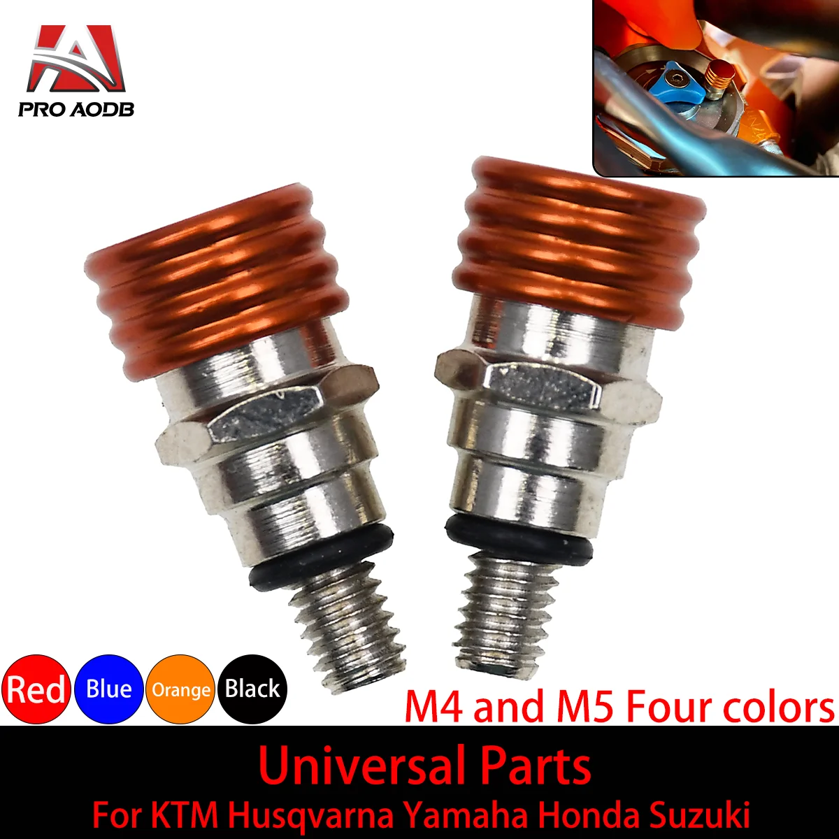 

M4×0.7 M5×0.8 Motocross Universal Parts Fork Air Bleeder Valves For KTM EXC 300 SX 125 250 XC 350 450 690 Enduro R SMC R 990