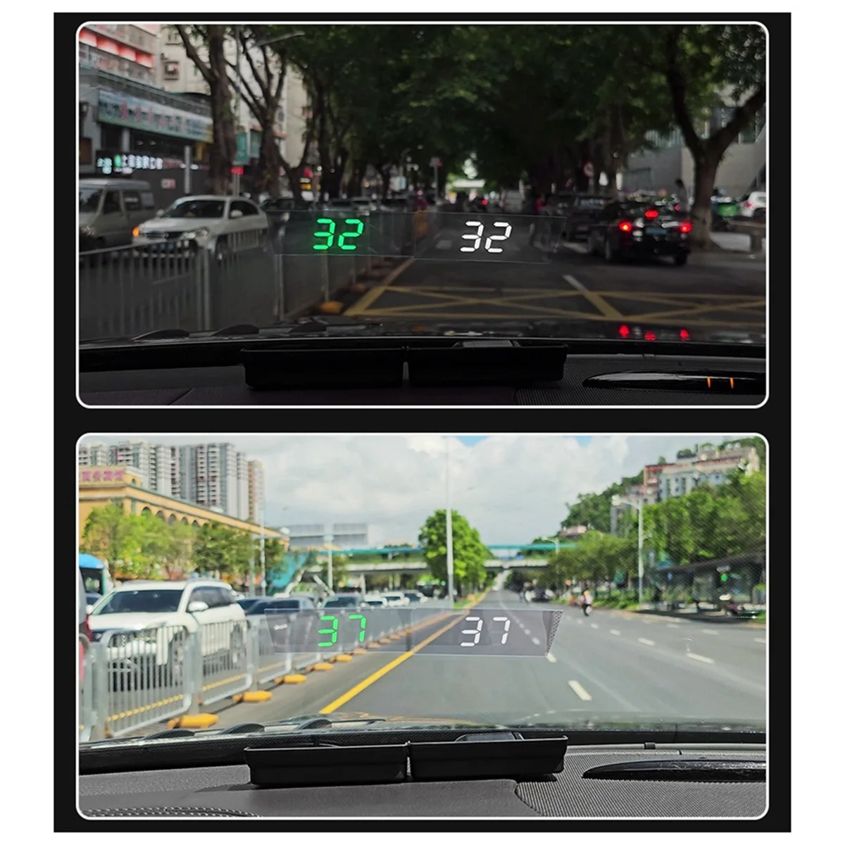 V9 Car Head-Up Display HUD Speedometer Display Windshield Projector KMH/MPH Automotive General Electronic Accessories B