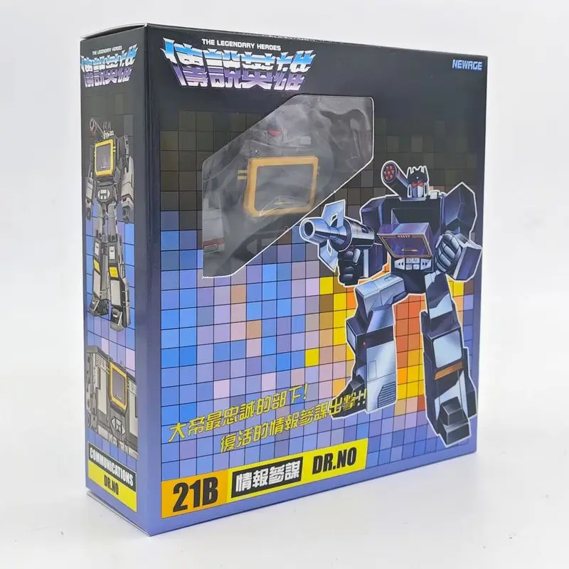 Newage Transformation H21 NA H21B Black Soundwave With Tapes Mini Scale G1 Action Figure Model Robot Collection Gift IN STOCK