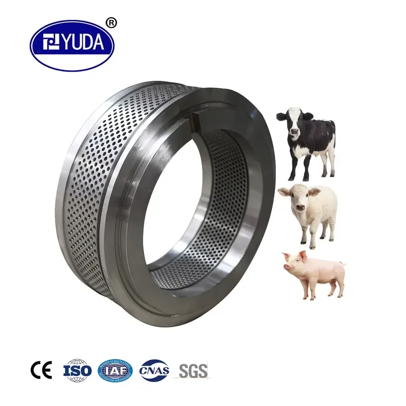 Recycling Machine 2026 YUDA Buhler 304.58,Buhler 304.78 Animal Feed Pellet Machine Parts Ring Die Biomass Pellet Machine
