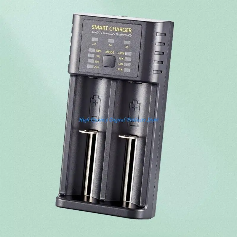 U2JE 2-Slot with Indicators Intelligent Battery for 1.2V Ni-MH Ni-Cd