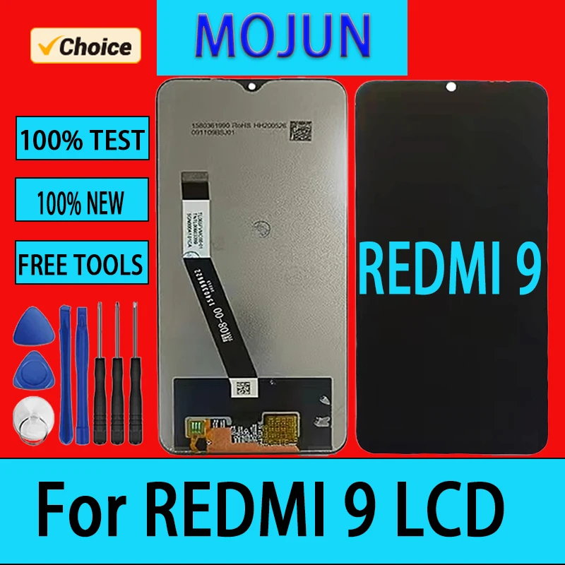 6,53-дюймовый дисплей для Xiaomi Redmi 9 M2004J19G M2004J19C, ЖК-дисплей, дигитайзер сенсорного экрана для Redmi 9, запасные части в сборе