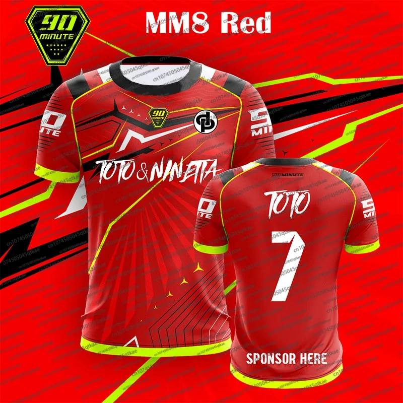 تي شيرت رجالي عصري شعبي جديد لعام 2025 تي شيرت مايوه 90 دقيقة توتو و نينيتا بري مريح غير رسمي يسمح بمرور الهواء للجنسين