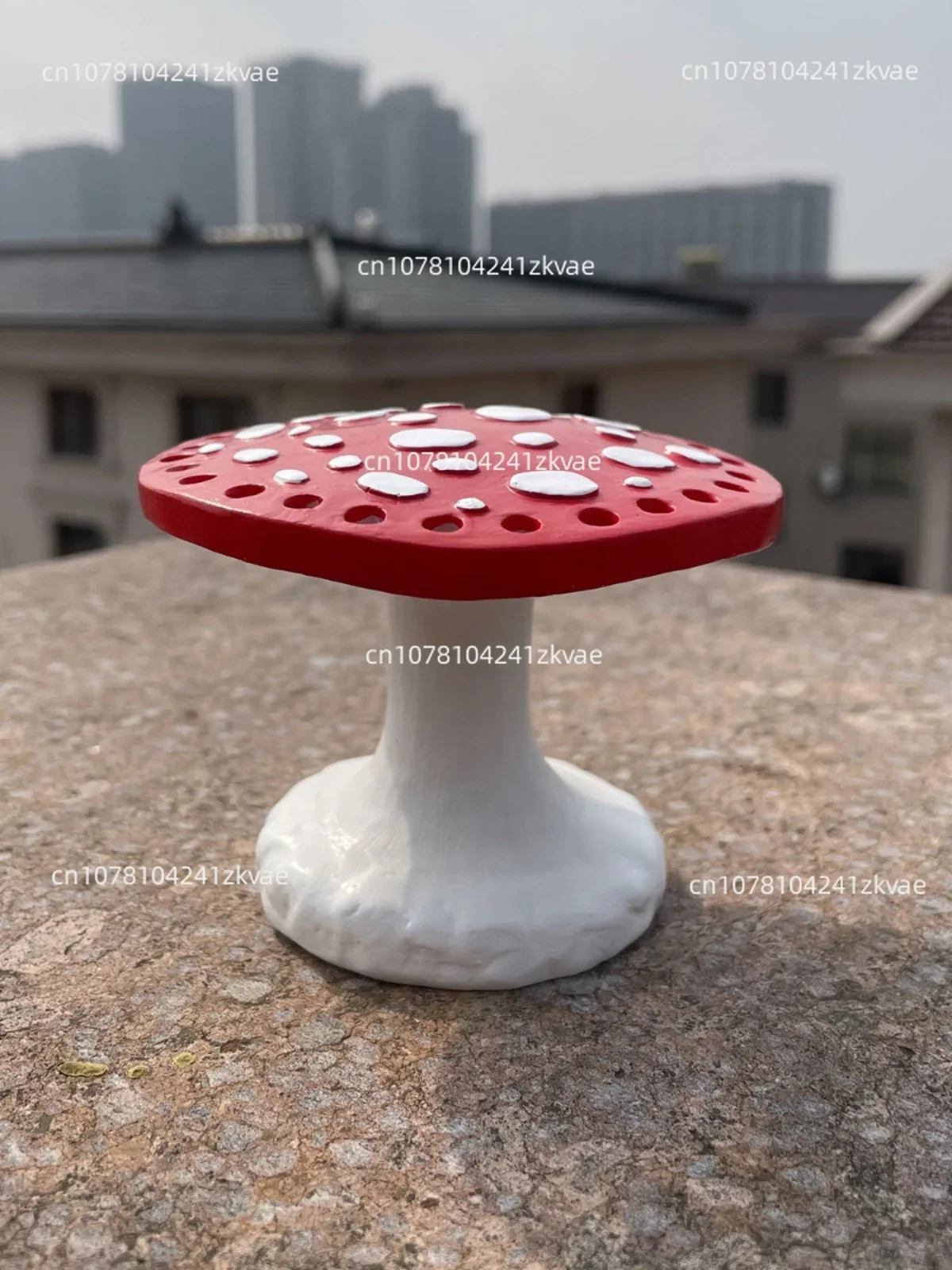 New mushroom earring stand decoration resin crafts