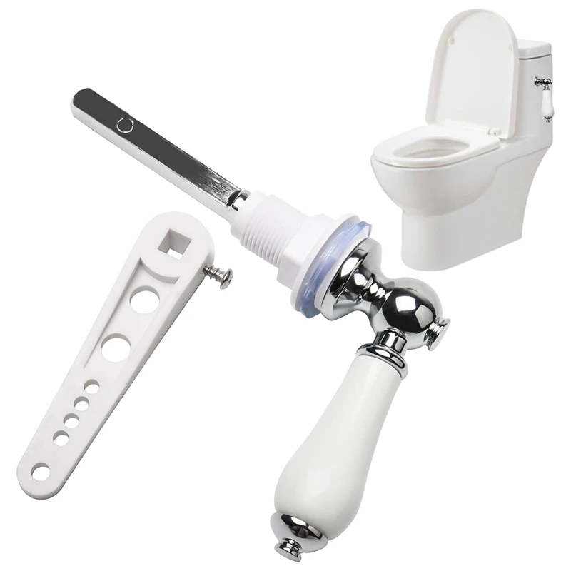 Ceramic Toilet Flush Handle, Toilet Handles Flush Lever Traditional Victorian Style Toilet Handle Replacement Kit