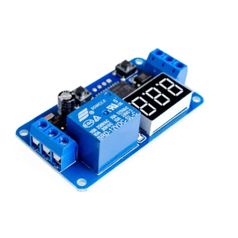 Delay on-off Switch on disconnect Externally triggered delay switch 12V relay module Time adjustable