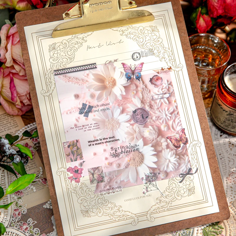 Imagem -04 - Memo Pad de Papel Decorativo Série do Mercado Vintage Bonito Adorável Retro Pcs por Lote