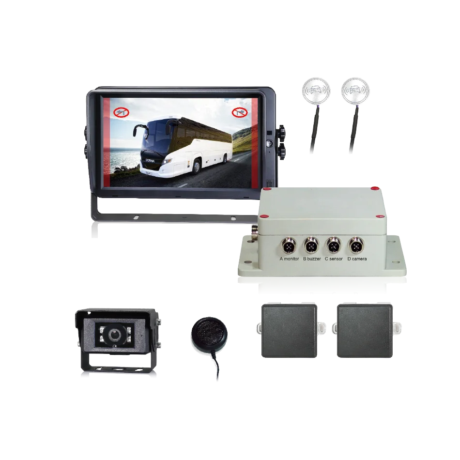 

Car Blind Sensor Assist Spot Monitoring System With Rear Cross Traffic Alert