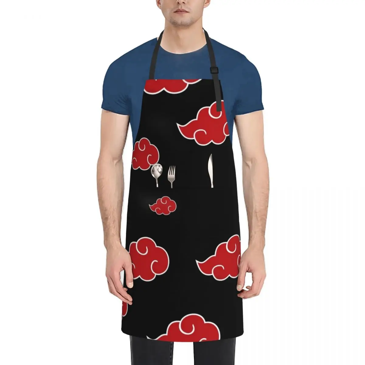 

Black and Red Cloud Apron Useful Things For Kitchen Women Kitchen'S Apron