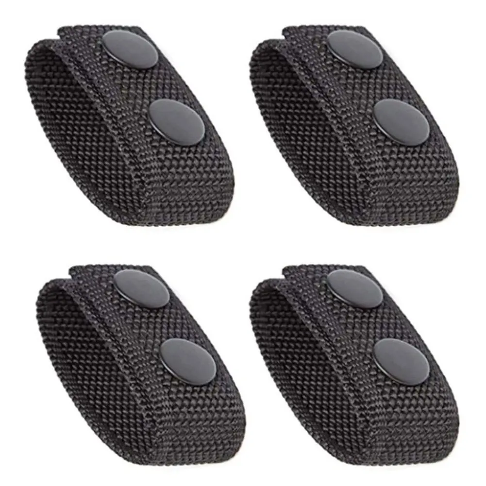 2pcs Nylon Fabric Buckles For Securing Belt Buckles Belt Keeper Folded Length 6.5cm Adjustable Material Handling Tools