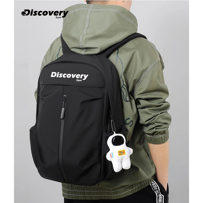 DISCOVERY-SUN New Waterproof Nylon Women Backpack Female Travel Bag Backpacks Schoolbag for Teenage Girls Solid Color Bookbag