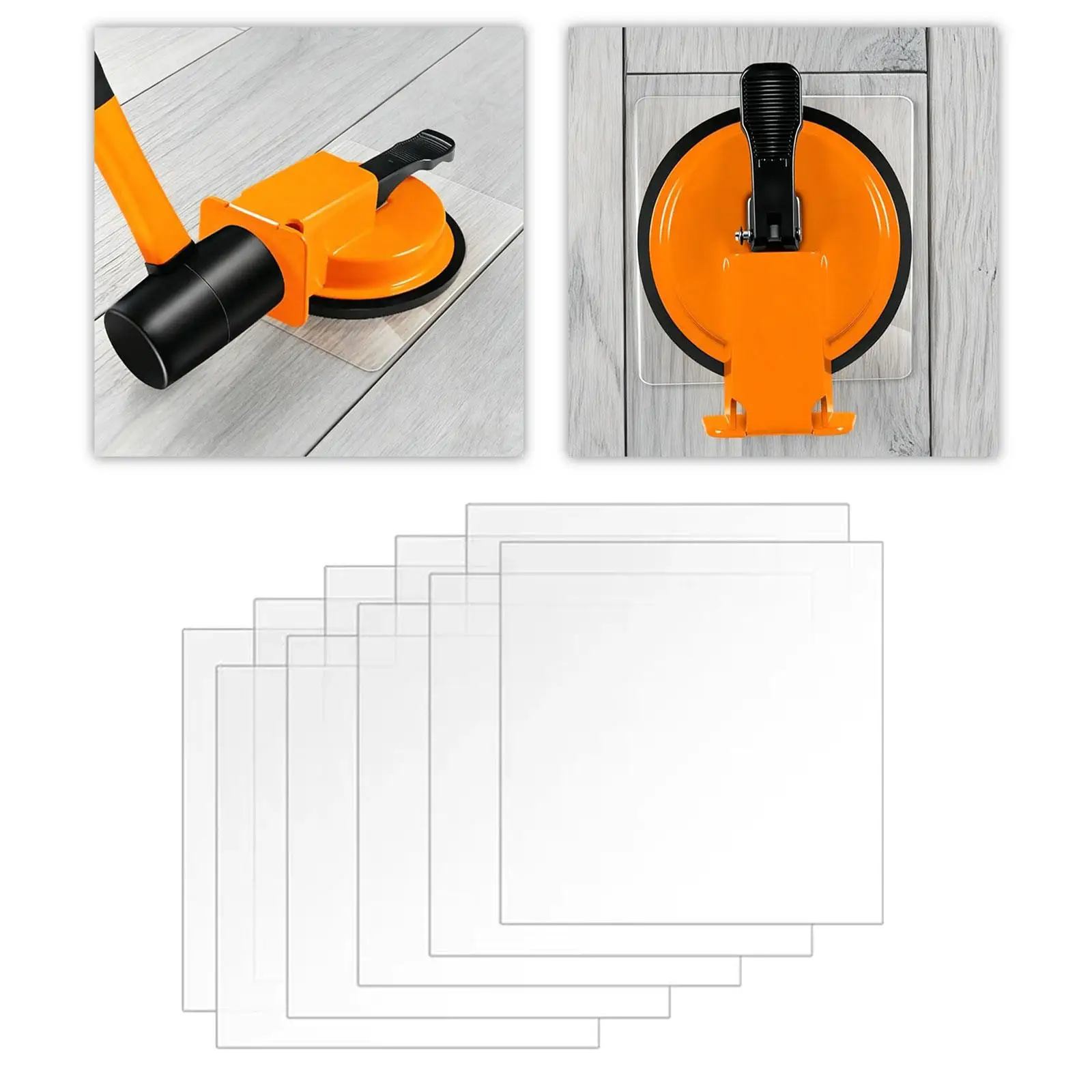 Nano Reusable Sticky Pads Strong Grip Floor Gap Fixer Tool for Laminate Vinyl Wood Industrial Floors