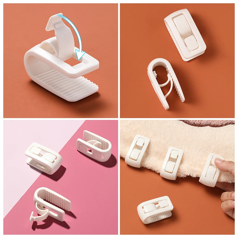 Duvet Cover Buckle Anti Slip Bed Sheet Carpet Duvet Cover Without Needle Buckle Bracket Down Duvet Cover Holder Corner Clip