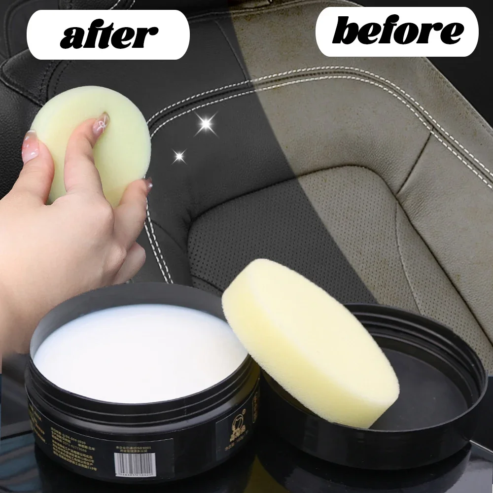 Multifunctional Leather Leather Cleaning Cream Maintenance Care Cream Leather Sofa Bag Stain Removal Cream Household Tool