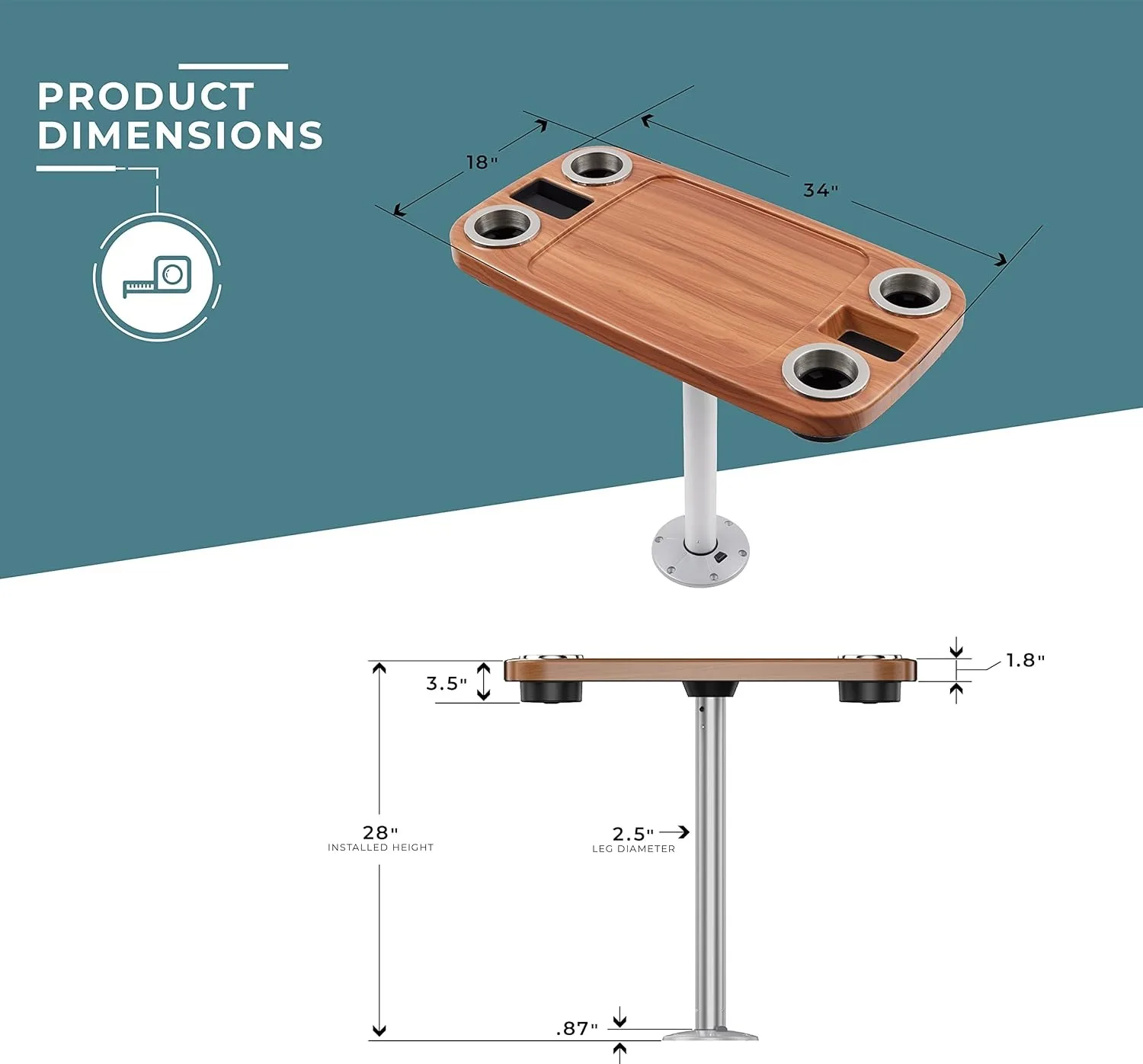 SSFF Winibo Boat Table Set Piston Part-18