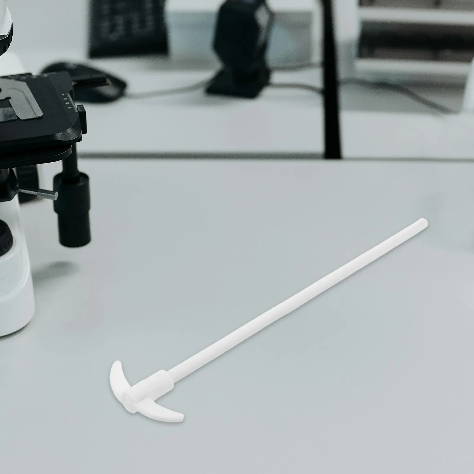 Ptfe Lab Stirrer Paddle 25Cm White Overhead Mixing Rod Corrosion Resistant Non Stick Chemical Stirring Paddle Laboratory Stirrer view 6