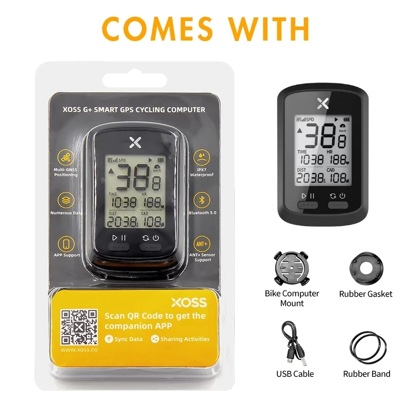 XOSS G GPS Bike Computer Wireless Cycling Speedometer Road Bike MTB Waterproof Bluetooth ANT+ Cadence Speed Bicycle Computer