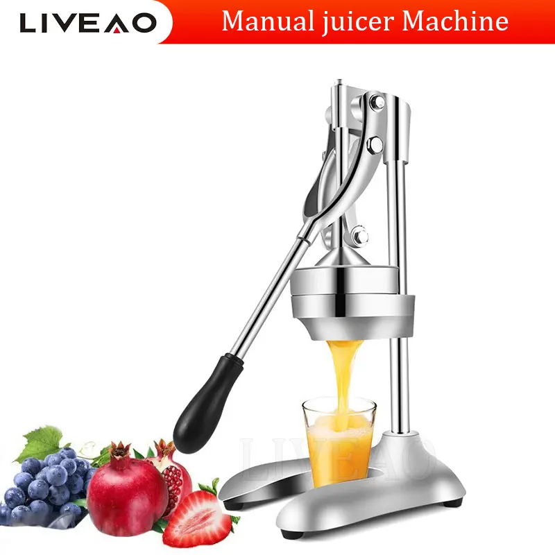 Fruit Juicer Manual Stainless Steel Mini Citrus Juicer Orange Lemon Fruit Juicer Grinder Kitchen Gadget Juice Tool