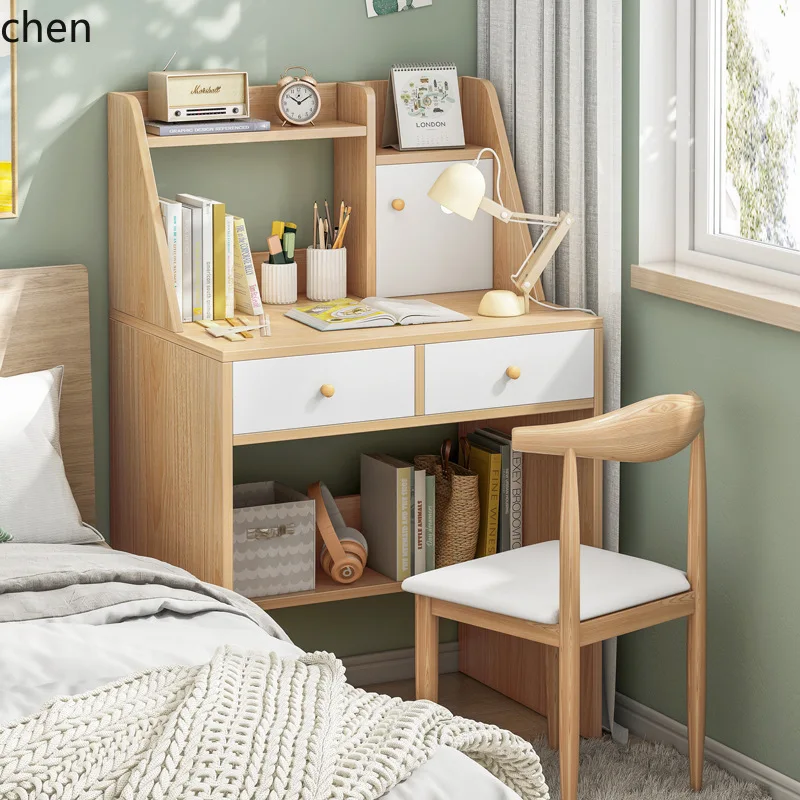 PYH Computer Desk Desktop Table Home Small Apartment Desk Simple Student Easy Table Bedroom Small Study Writing Desk