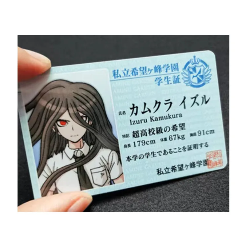 Anime collectible card PVC izuru kamukura Hinata Hajime Sonia nevermind