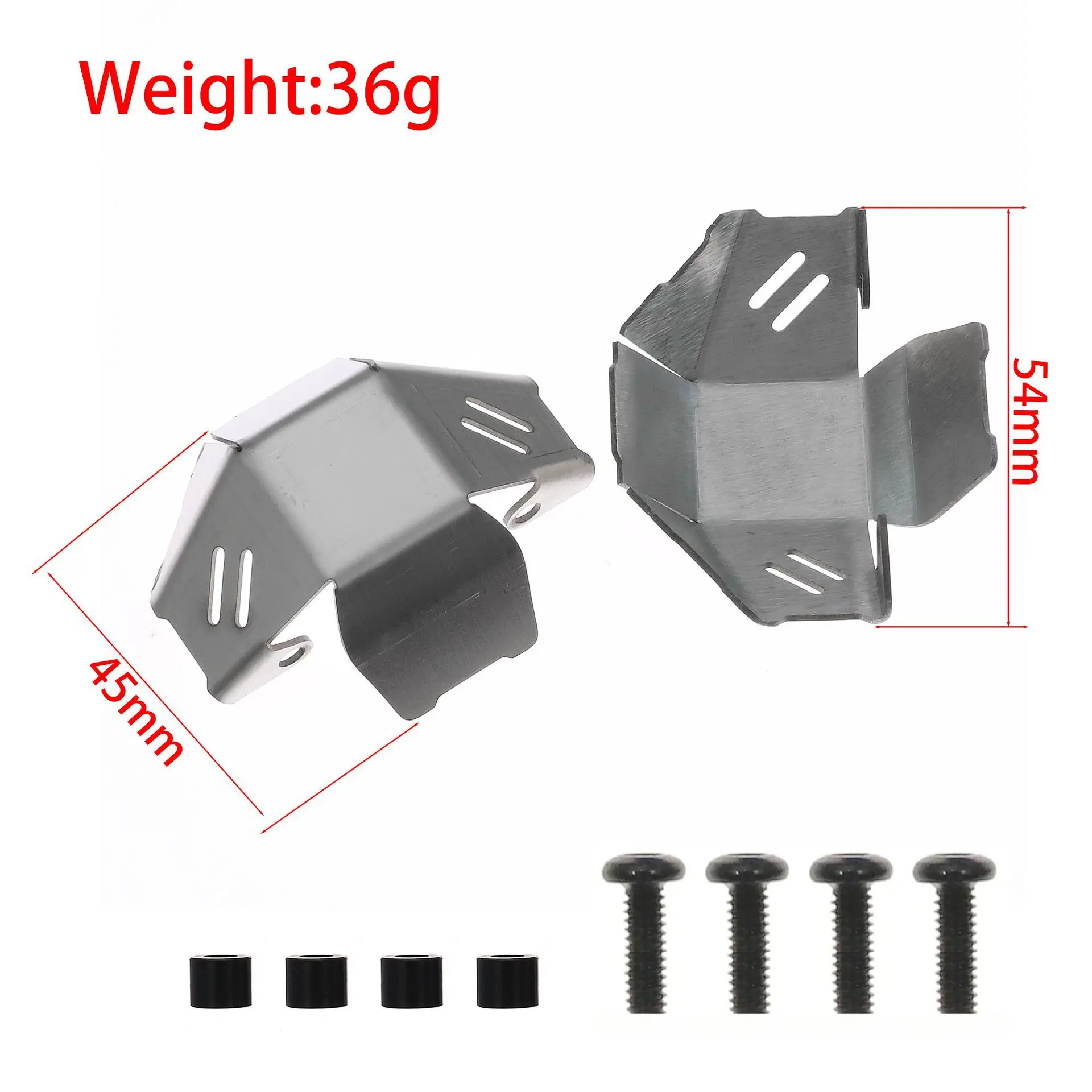 カーリー F9 アクスルステンレス鋼シャーシアーマーアクスルプロテクター VPS08351 VP カーリー F9 ブリッジアップグレードパーツアクセサリー