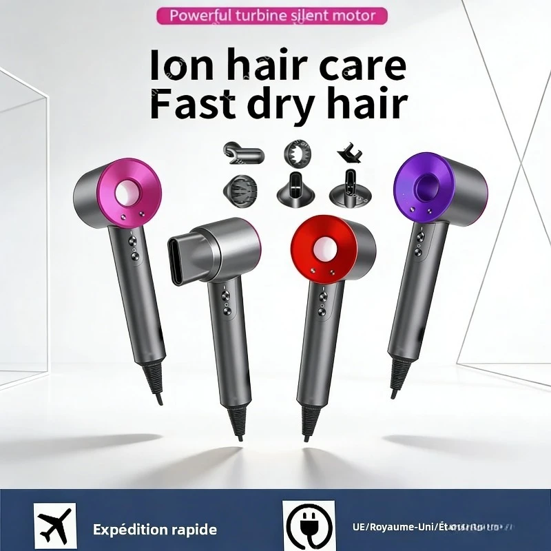 

Professional Leafless Hair Dryer, High-Speed Negative Ion 110,000 Rpm, Professional Hair Care, 62M/S Wind, 1600W, Quick Drying