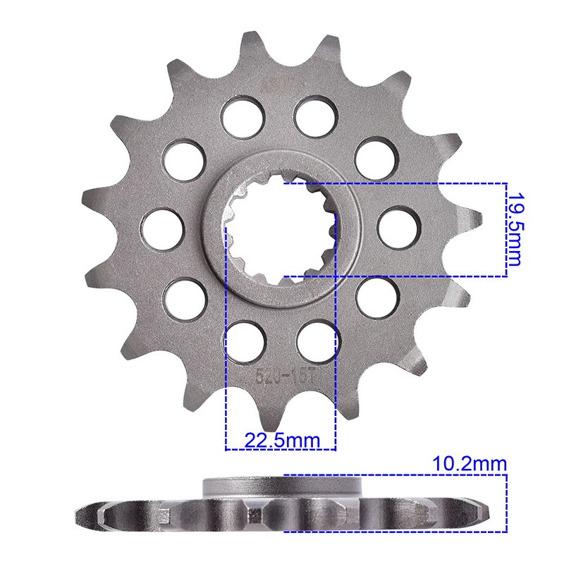 

520 13T 15T Front Sprocket for KAWASAKI KLX400 KLX 400 SR R SUZUKI DR350 DRZ400 DRZ250 DR200 SG350 DRZ DR 250 SB SP 200 SE S SM