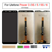 LCD Display Touch Screen Digitizer Assembly For Ulefone Power 3 3s, Power 5S, Lcd Display