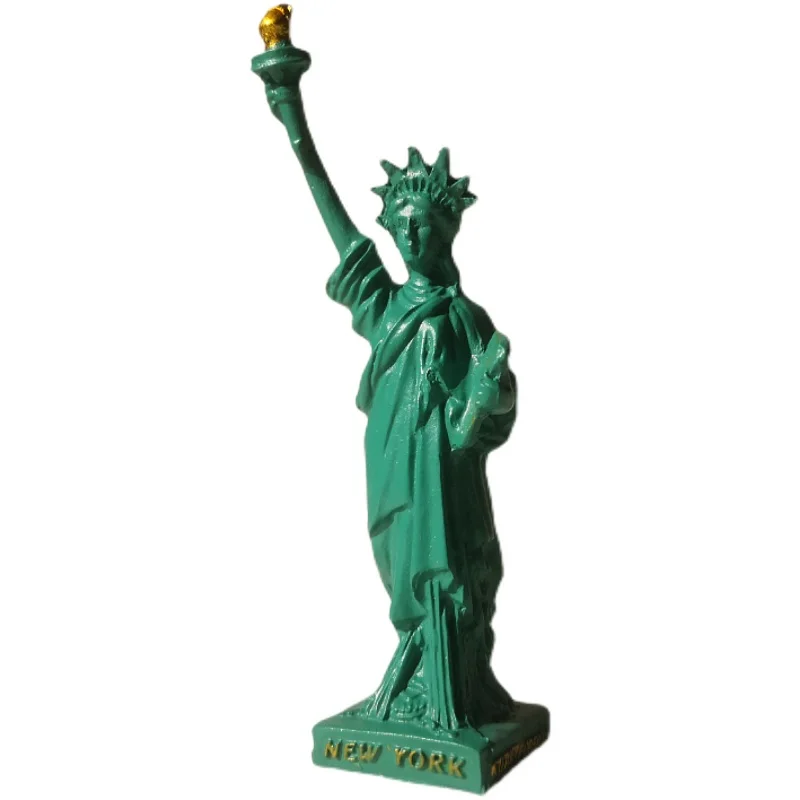 10 styles World Architectural Attractions Model Resin Ornaments Statue of Liberty Twin Eiffel Tower Colosseum Room