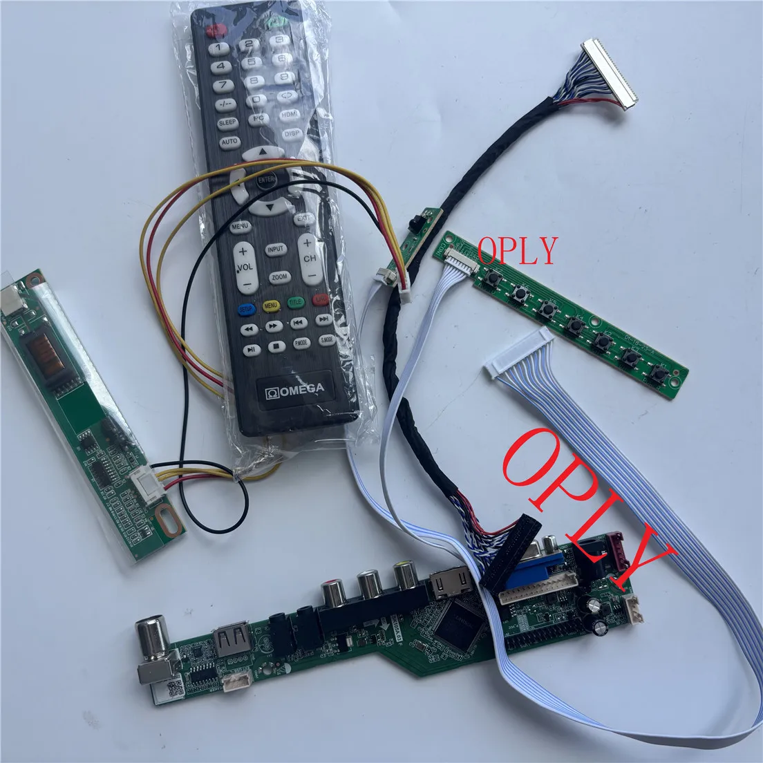 AV Controller board kit  screen monitor for HT12X21 LTN121XJ QD14XL20 1024X768 1 CCFL VGA HDMI-compatible USB RF TV  LCD  panel