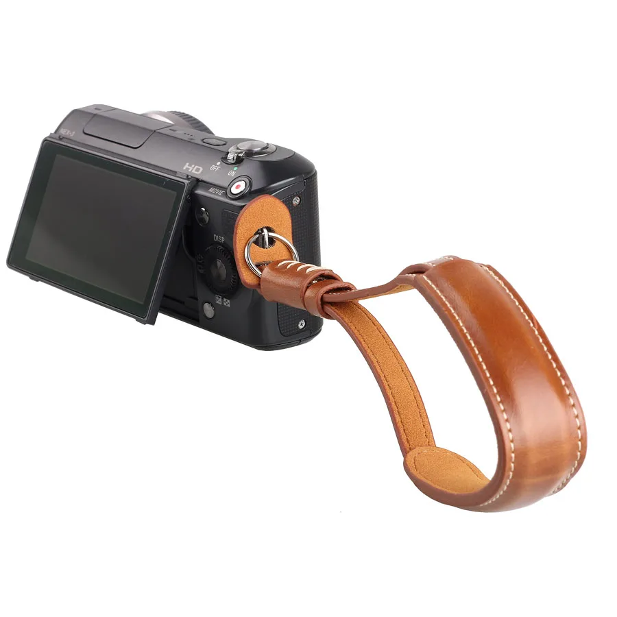 AccessoriesCamera Strap Hand Wrist Strap for Canon Nikon Sony Leica Fuji G15 G16 RX100 ZV1 M9 M6 EP1 E-PL1 x100 X100S GR2 GR3 