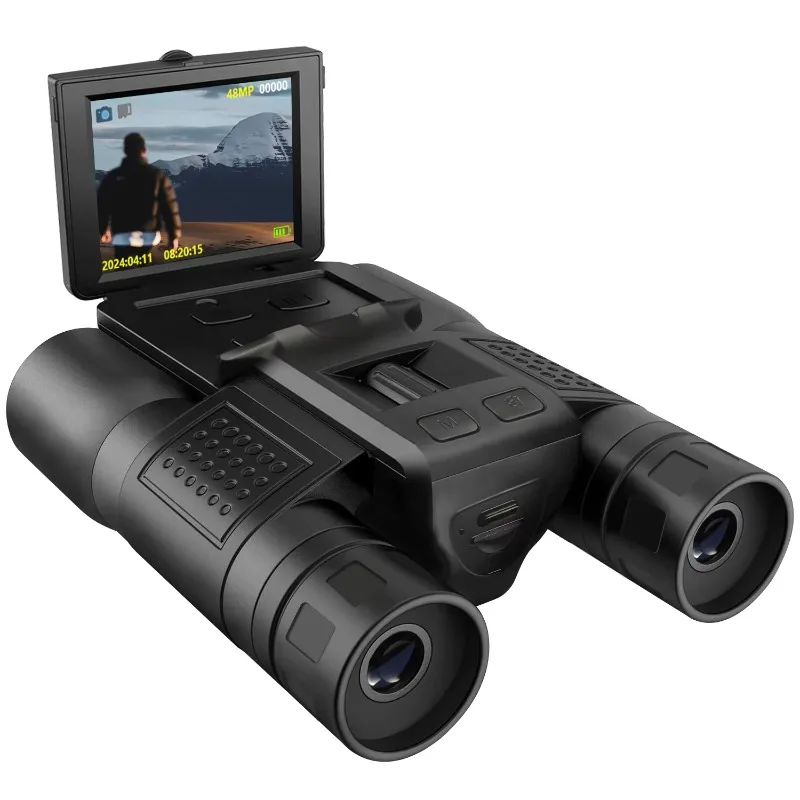 Digital Binoculars High Quality 2.4 Inch IPS LCD Screen Long Range Portable Binoculars Bird Watching Binoculars
