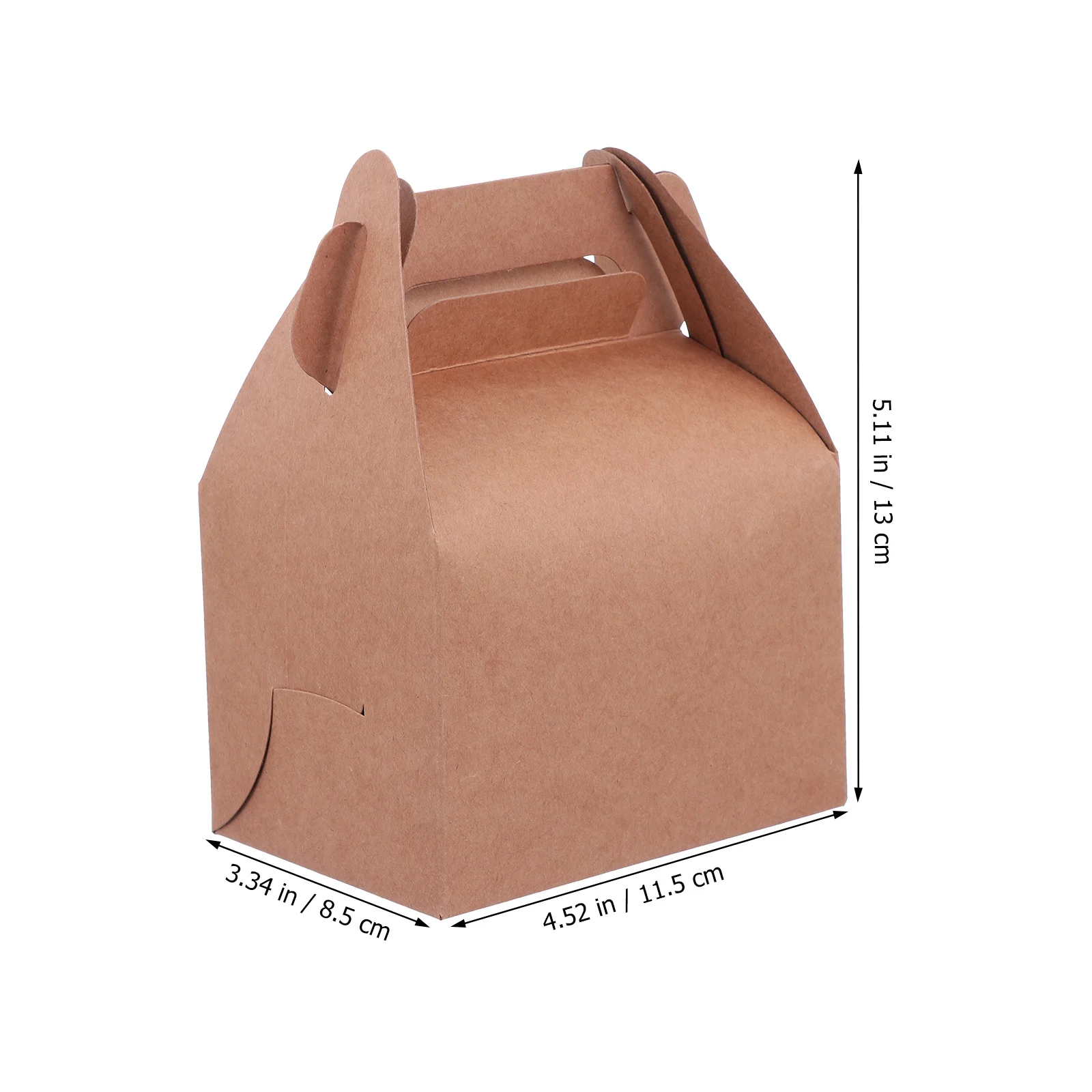 

10 pcs Baking Cake Exquisite Crafted Puff Boxes Thick Food Storage Containers Portable Pastry Treat Boxes For Moon Chocolate